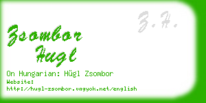zsombor hugl business card