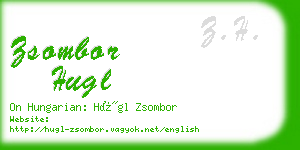 zsombor hugl business card